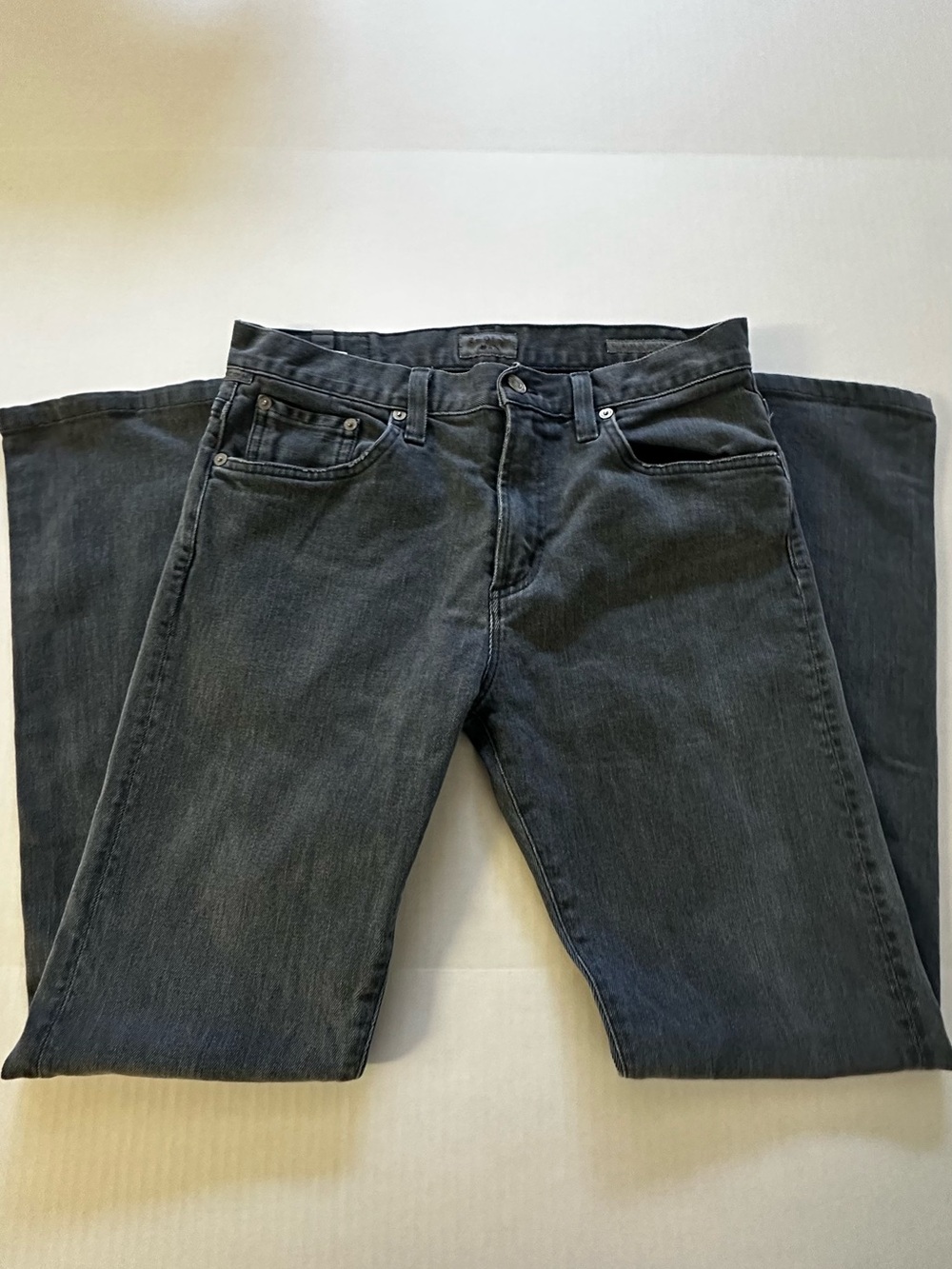 Citizens Of Humanity Men's Dark Charcoal Straight Jeans